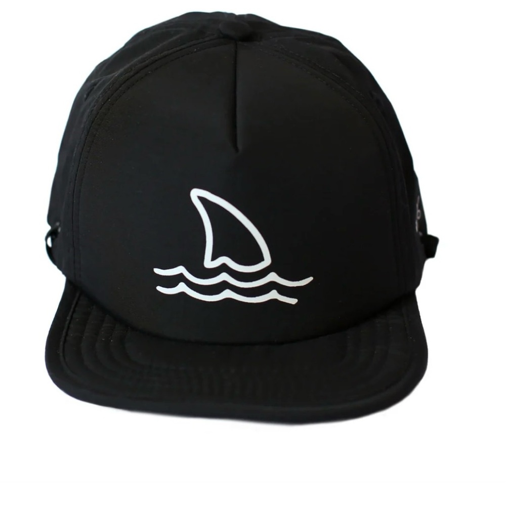 bitty brah Shark Fin Driftwood infant hat 3-12 Months